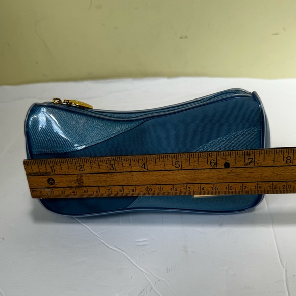 DIOR Bag Logo Clutch Parfums Faux Leather Fabric Cosmetic Tote Makeup Bag Purse - Picture 13 of 15